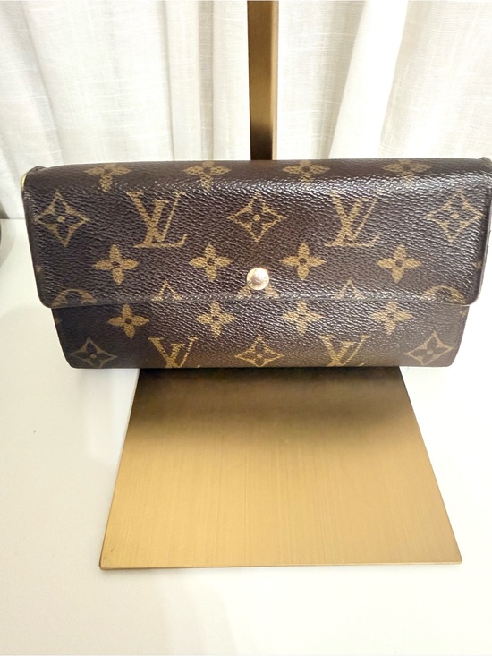 Louis Vuitton Handbags - Louis Vuitton Monogram Sarah Wallet Floral Yellow Interior Long Wallet